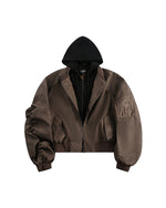 Fake two-piece cotton jacket