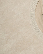 ゆったりとしたクルーネックベスト