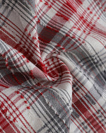 レトロチェック柄半袖シャツ