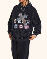 バッジパーカー