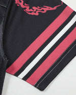 Retro digital sports short sleeves