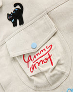 おもしろ猫のワークジャケット