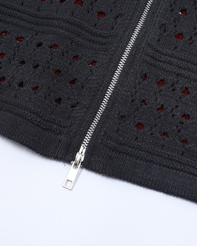 カップルのカラーブロックフード付きセーター