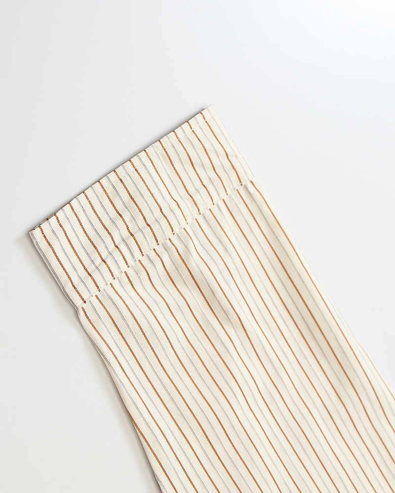 Contrast color plaid long-sleeved shirt