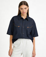 Color-block Patchwork Casual Shirt