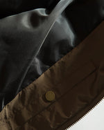 チェック柄パッチワーク中綿ジャケット