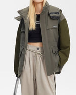 ヴィンテージのゆったりとしたコットンジャケット