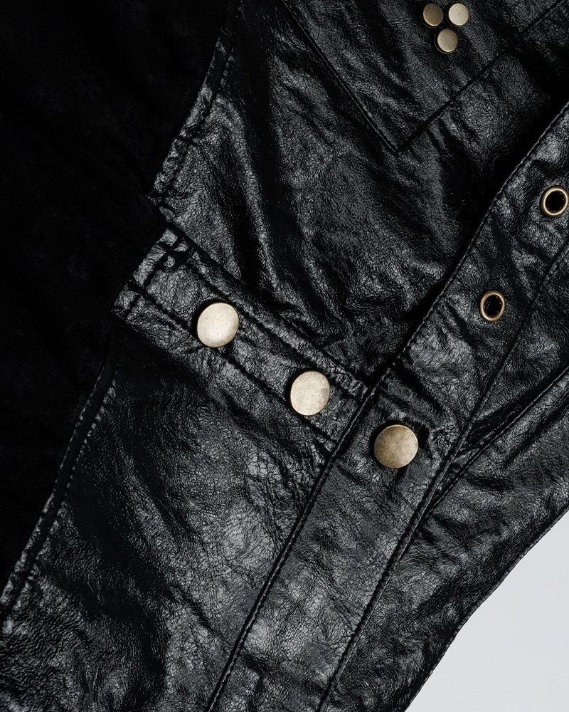 레트로 비대칭 스커트