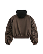 Fake two-piece cotton jacket