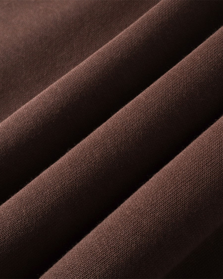 コントラストカラーのレタリングスウェットシャツ