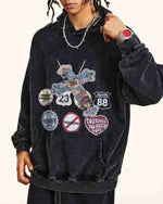 バッジパーカー