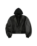 Fake two-piece cotton jacket