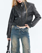 ショートレザージャケット