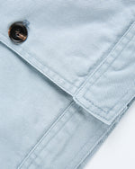 カジュアルなダメージ加工のカラーブロックジャケット