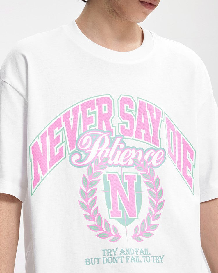 カレッジプリントの半袖