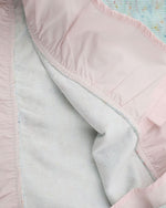 継ぎ合わせたフェイクツーピースラペルスウェットシャツ