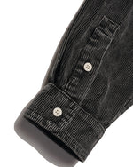 washed distressed long-sleeved shirt