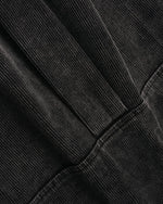 washed distressed long-sleeved shirt