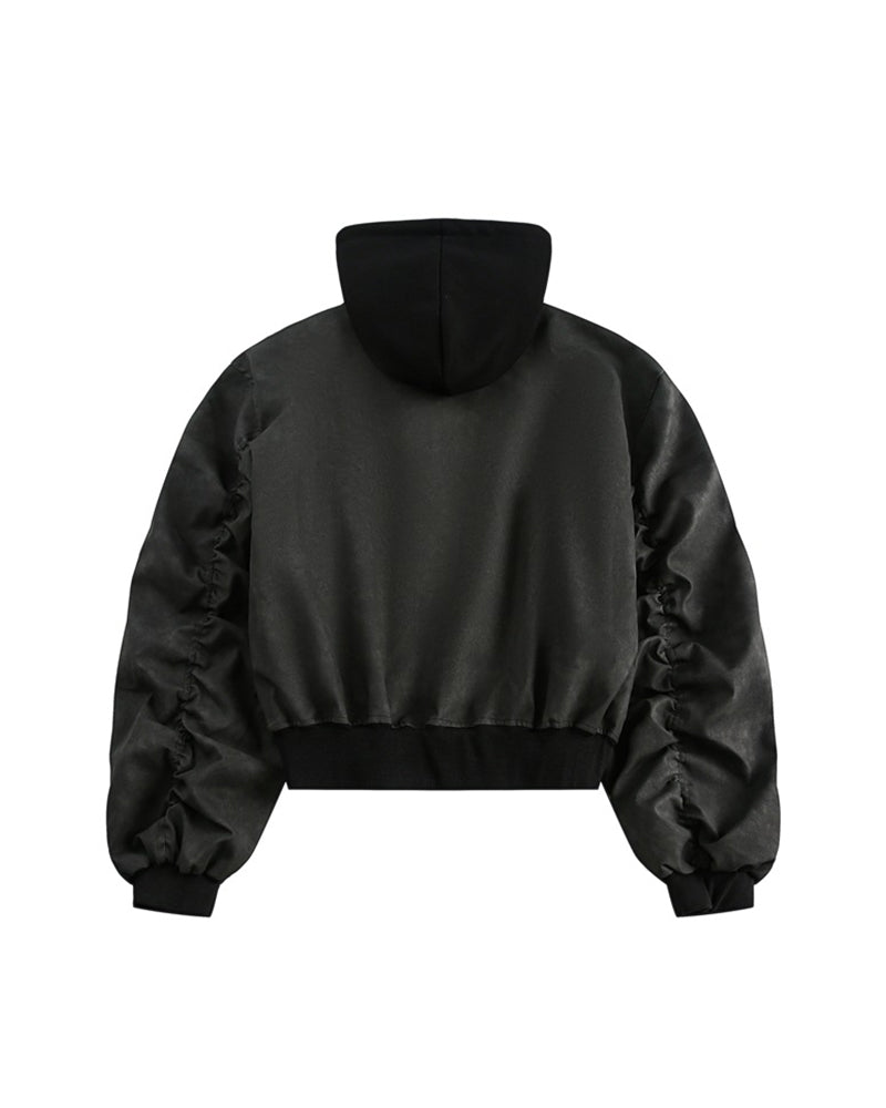 Fake two-piece cotton jacket