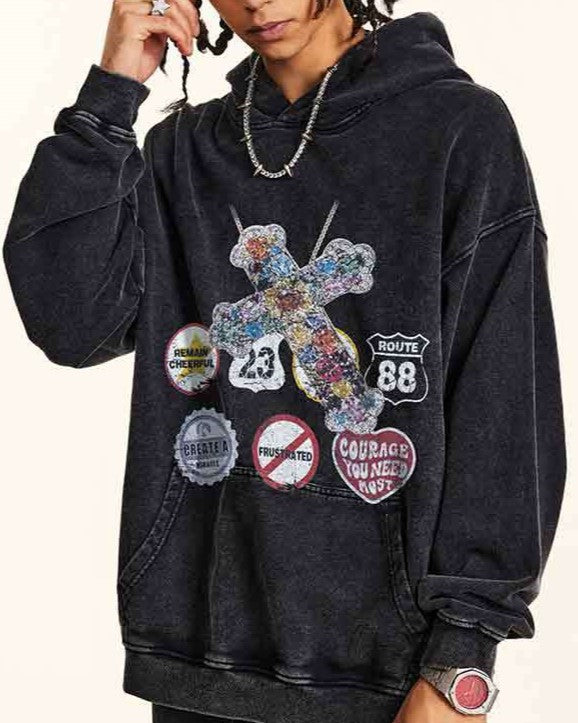 バッジパーカー