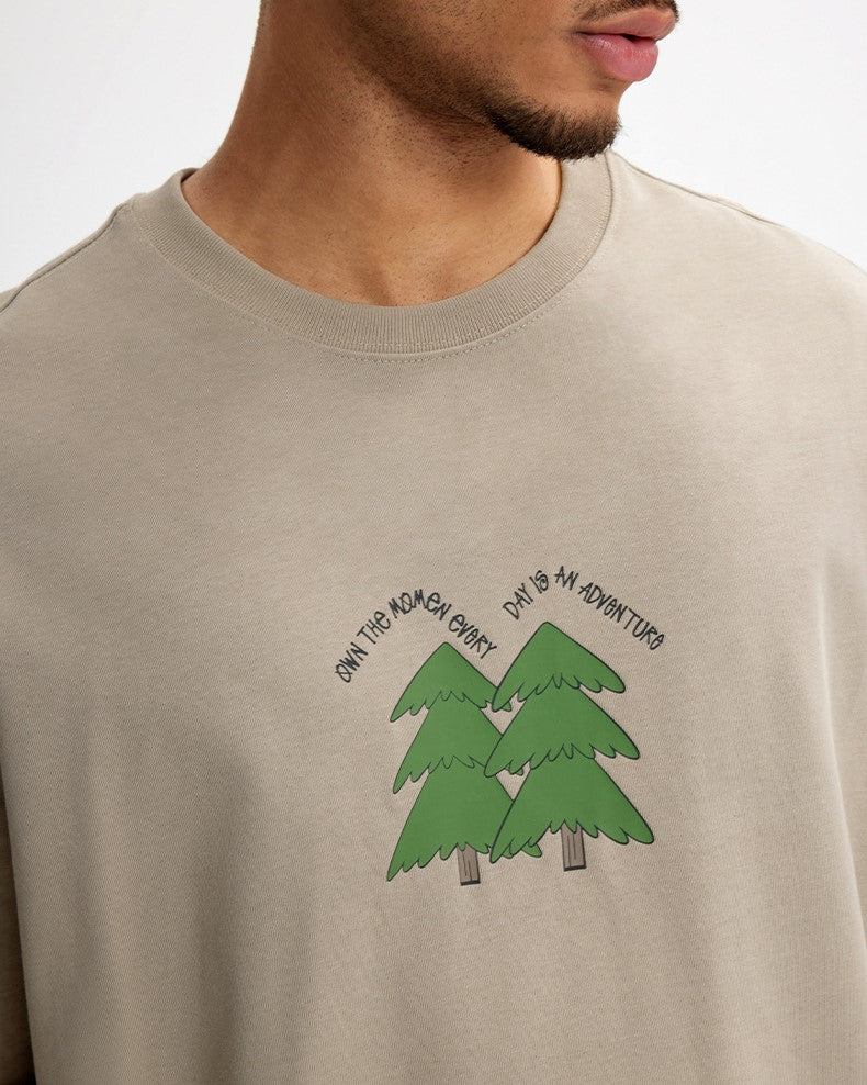 Casual cotton short sleeves