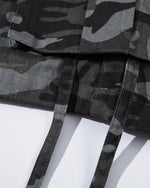 Vintage Multi-Pocket Camouflage Shorts
