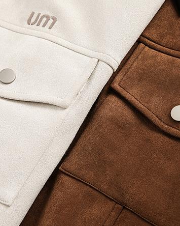 レトロなシンプルワークジャケット