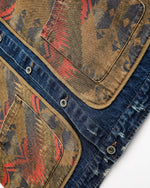 빈티지 스트리트 데님 재킷