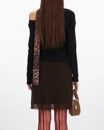 スカーフカラーギャルトップス