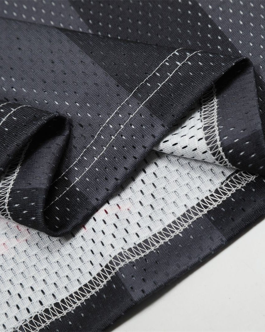 Retro digital sports short sleeves