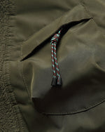 ラムウールの厚手コットンコート