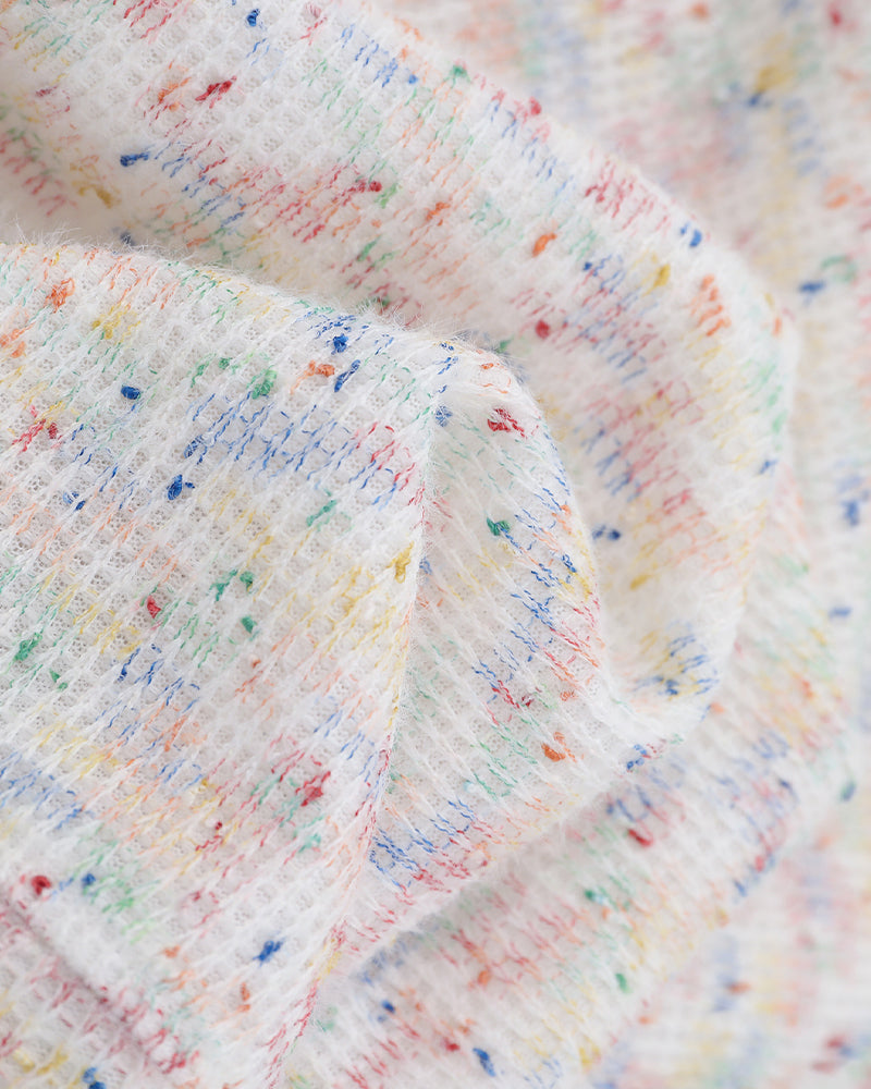 Colorful Puppy Fake Two-Piece Hooded Sweatshirt