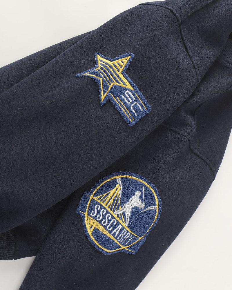 刺繍入りスポーツベースボールジャケット