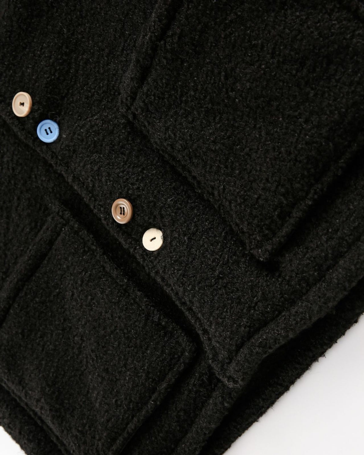 カラフルなボタンダウンコットンジャケット