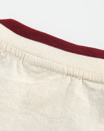 レトロプリントのスポーツスウェットシャツ