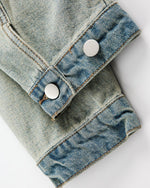 ヴィンテージウォッシュデニムジャケット