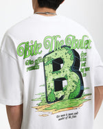 Letter B loose short sleeves