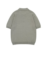 シンプルな高級ニット半袖