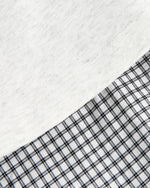 フェイクツーピース スプライス スウェットシャツ