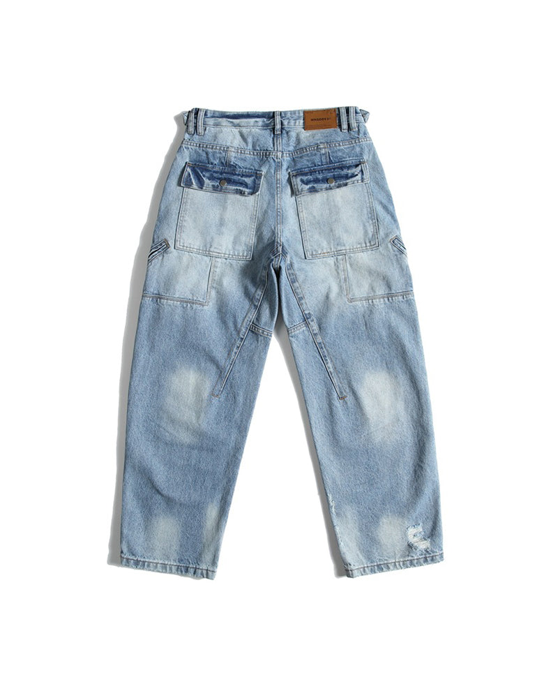 빈티지 작업용 청바지