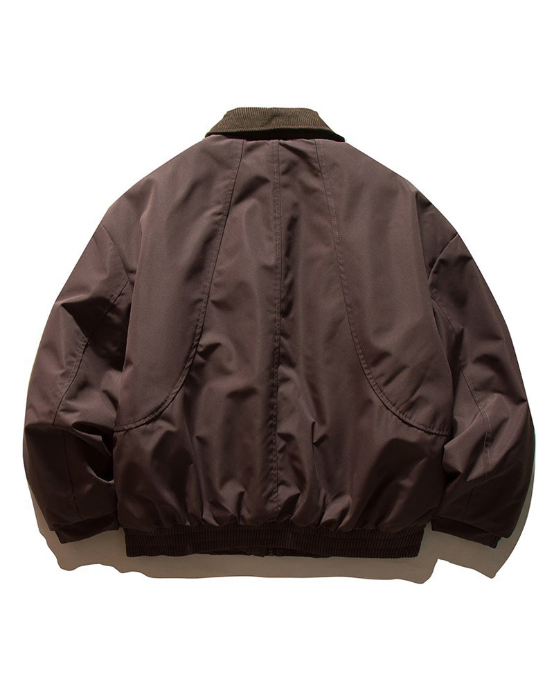 カラーブロックラペルワークジャケット