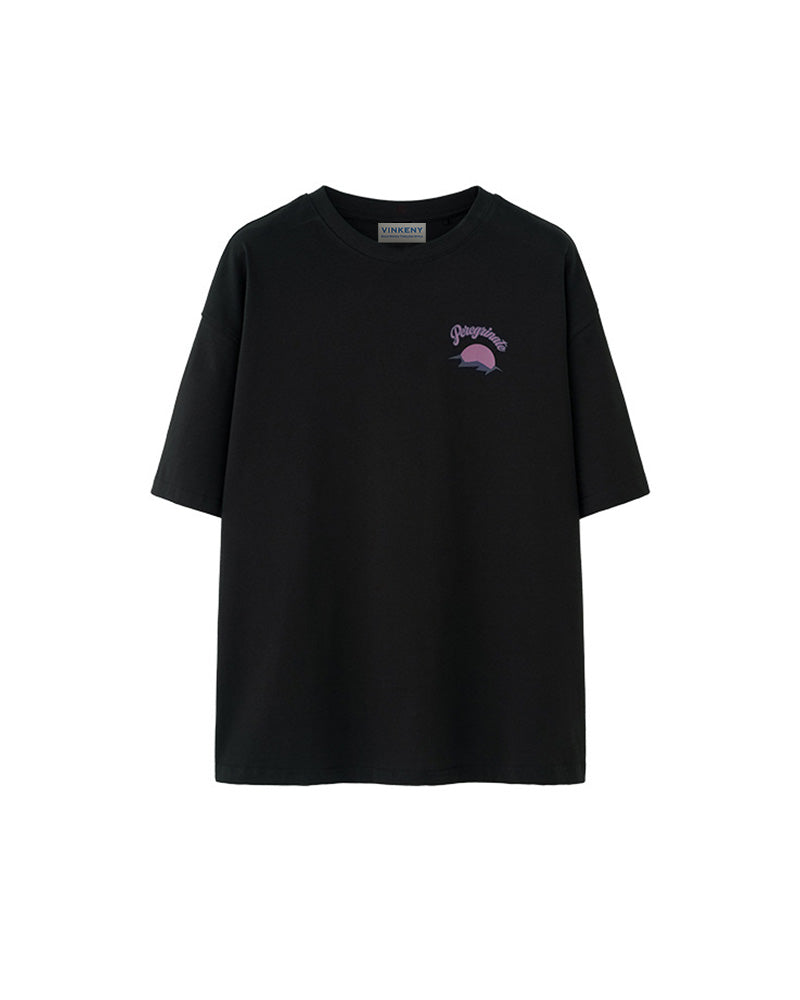 Mountain loose short sleeves