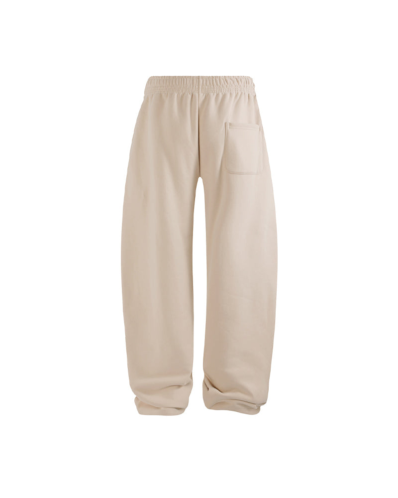 430g Fleece-Lined Loose Sweatpants