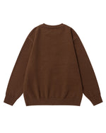 おもしろい子犬のクルーネックセーター