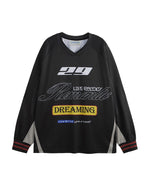 レトロなデジタルスポーツスタイルの長袖