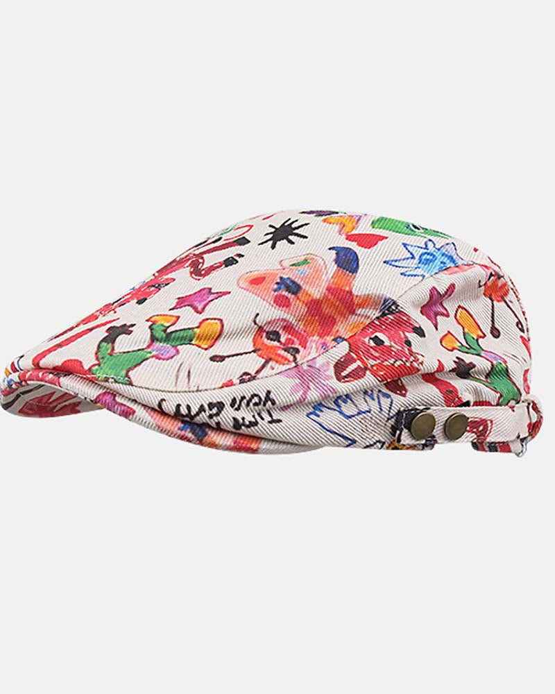 Cute graffiti beret