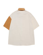 カラーブロック パピー 半袖シャツ