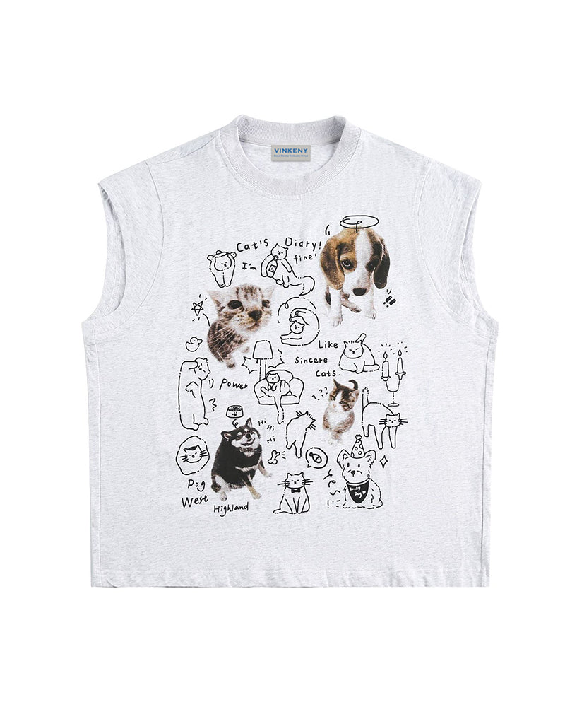 Retro Loose Vest