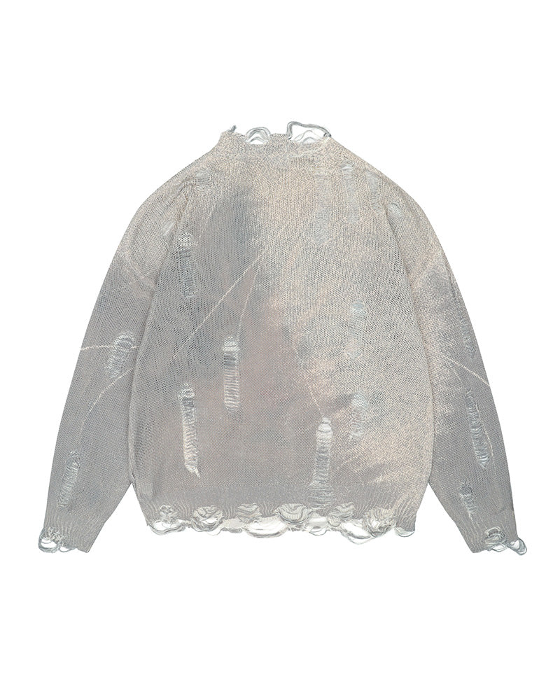 레트로 올매치 풀오버 스웨터