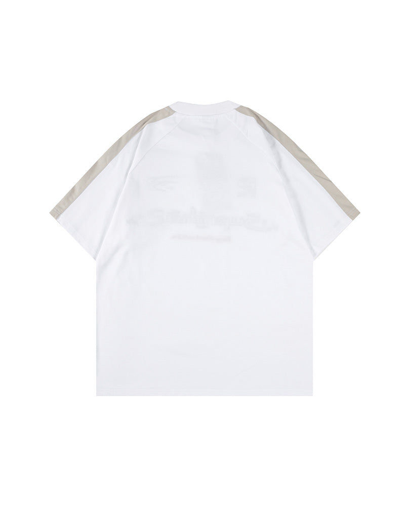 Retro versatile loose short sleeves